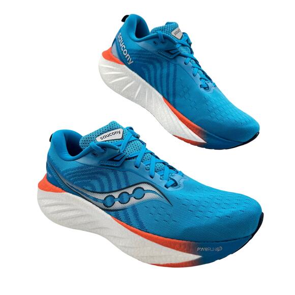 Saucony Triumph 22 Vizi Blue Pepper Road Running Walking Sneakers Men’s 11.5 - Picture 1 of 8